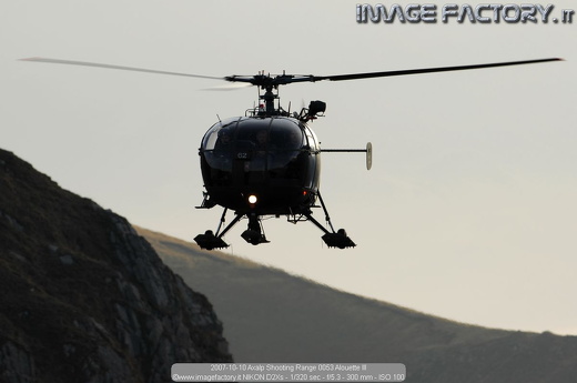2007-10-10 Axalp Shooting Range 0053 Alouette III